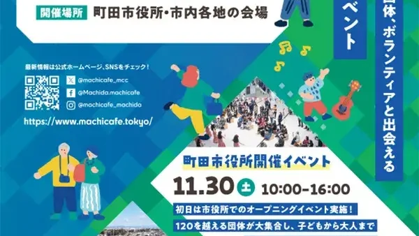 11/30(土)〜12/8(日) 町田市市民協働フェスティバル　まちカフェ！